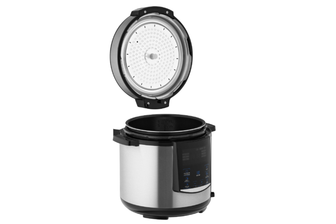 Ardesto pressure cooker, 900W, bowl-6l, electronic control, recipes book, iron/plastic, silver