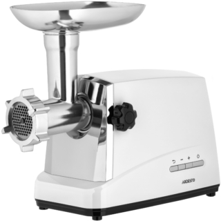 Ardesto meat grinder, 1750W, 2kg/min, 3 cutting plates, sausages nozzle, 4 veg.slicer,  plastik, silver