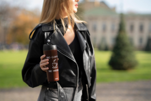 Термочашка Ardesto Coffee Time, 450мл, нержавеющая сталь, коричневый