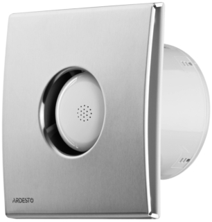 Витяжний вентилятор Ardesto 20 Вт, 120 м3/г, 2300 об./хв., 33 дБ, сріблястий