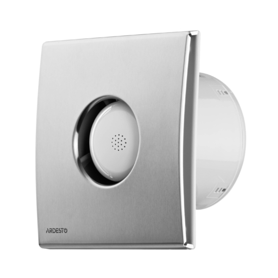 Bathroom Exhaust Fan Ardesto 25 W, 210 m3/h, 1650 rpm, 35 dB, silver