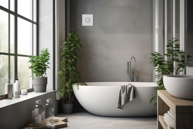 Bathroom Exhaust Fan Ardesto 25 W, 210 m3/h, 1650 rpm, 35 dB, white