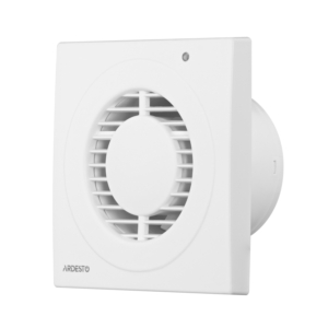 Bathroom Exhaust Fan Ardesto 15 W, 80 m3/h, 2400 rpm, 33 dB, white
