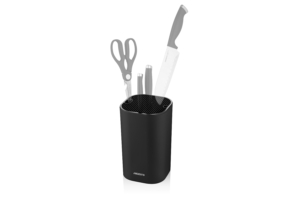 Ardesto Knife Block Gemini, 23cm, plastic, black