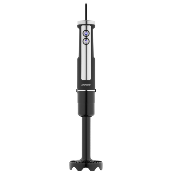 Ardesto submersible blender 1000W, 3in1, bowl-600ml, chopper-500ml, black-silver