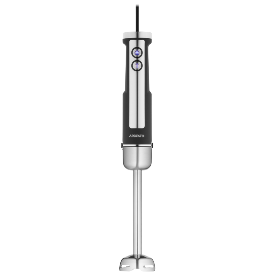 Ardesto submersible blender 1000W, 3in1, bowl-600ml, chopper-500ml, black-silver