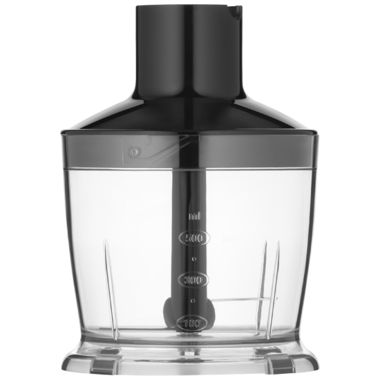 Ardesto submersible blender 1000W, 3in1, bowl-600ml, chopper-500ml, black-silver