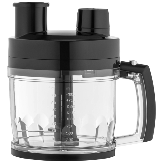 Блендер Ardesto погружной 1000Вт, 7в1, чаша-2000мл, насадка для нарезания кубиками, черно-серебристый