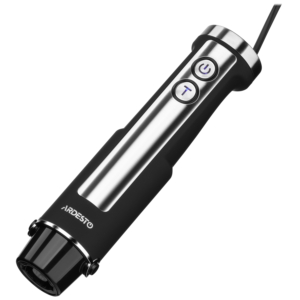 Блендер Ardesto погружной 1000Вт, 7в1, чаша-2000мл, насадка для нарезания кубиками, черно-серебристый