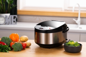 Мультиварка Ardesto, 860Вт, чаша-5л, электронное управл., книга рецептов, металл/пластик, серо-черный