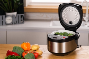 Мультиварка Ardesto, 860Вт, чаша-5л, электронное управл., книга рецептов, металл/пластик, серо-черный