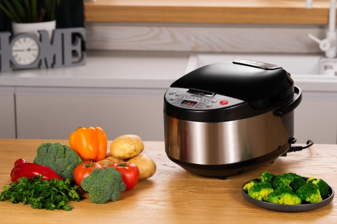 Мультиварка Ardesto, 860Вт, чаша-5л, электронное управл., книга рецептов, металл/пластик, серо-черный