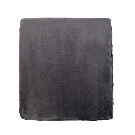 Ardesto Flannel blanket, 200x220cm, 100% polyester, dark gray