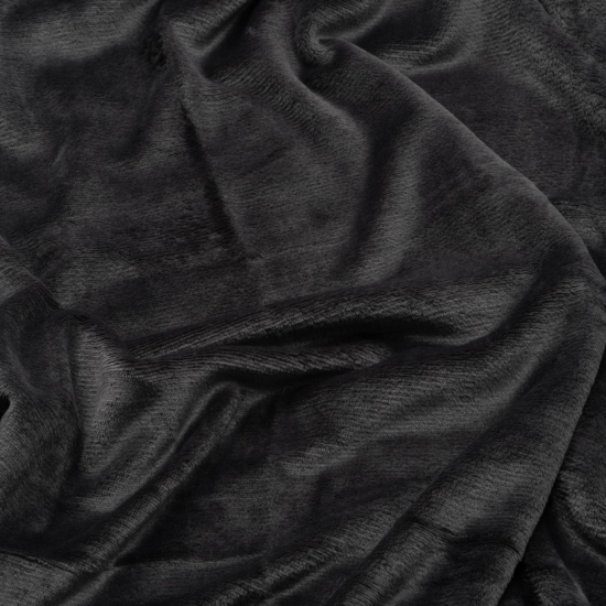 Ardesto Flannel blanket, 200x220cm, 100% polyester, dark gray