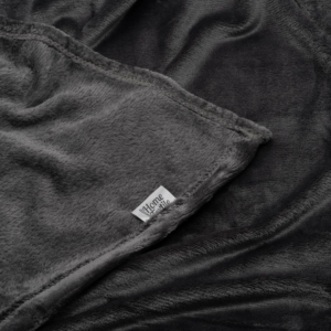 Ardesto Flannel blanket, 200x220cm, 100% polyester, dark gray