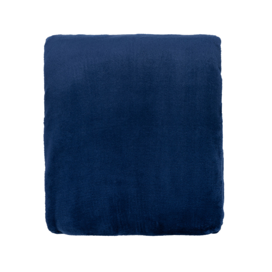 Ardesto Flannel blanket, 200x220cm, 100% polyester, dark blue