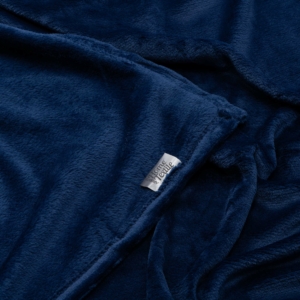 Ardesto Flannel blanket, 200x220cm, 100% polyester, dark blue