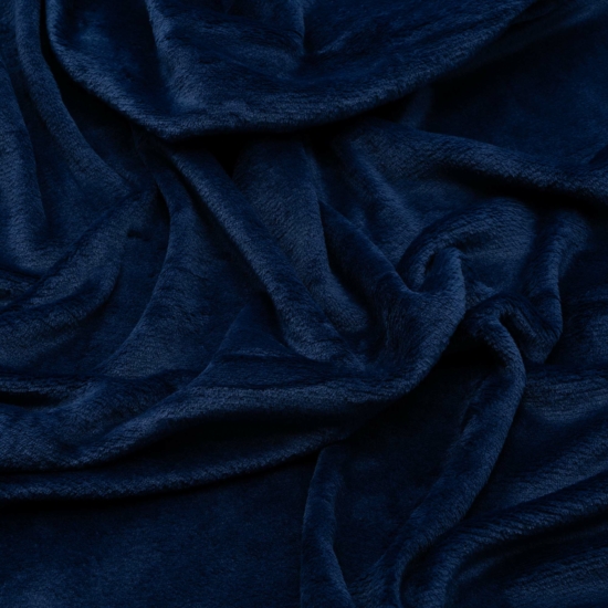 Ardesto Flannel blanket, 200x220cm, 100% polyester, dark blue