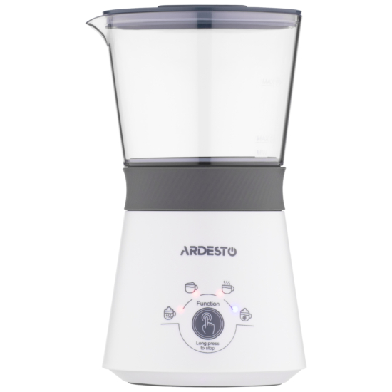 Milk frother&heater Ardesto 300W, tank capacity-330ml, white