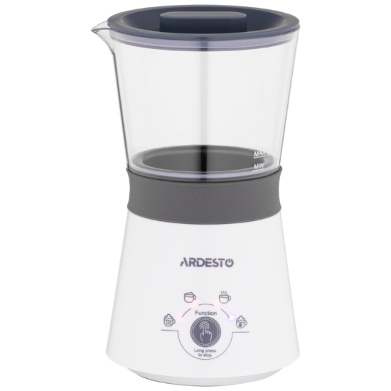 Milk frother&heater Ardesto 300W, tank capacity-330ml, white