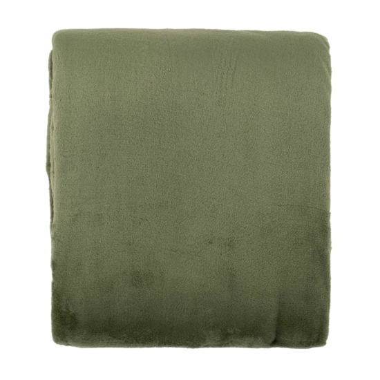 Ardesto Flannel blanket, 200x220cm, 100% polyester, green
