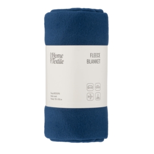 Ardesto Fleece blanket, 130x160cm, 100% polyester, dark blue