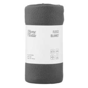 Ardesto Fleece blanket, 130x160cm, 100% polyester, gray