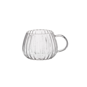 Ardesto Set of cups Iceberg, 400ml, 2pcs, borosilicate glass, transparent