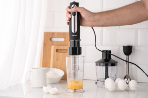 Блендер Ardesto погружной 800Вт, 3в1, чаша-600мл, чопер-500мл, черно-серебристый