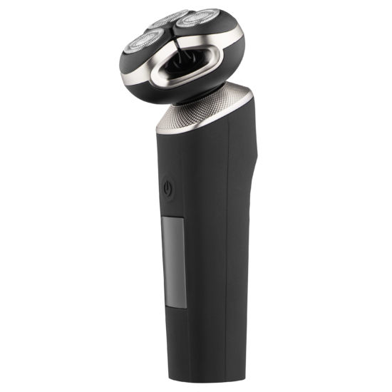 Ardesto electric shaver rotary, 8V,  razor head-3, Li-Ion, dry+wet, black