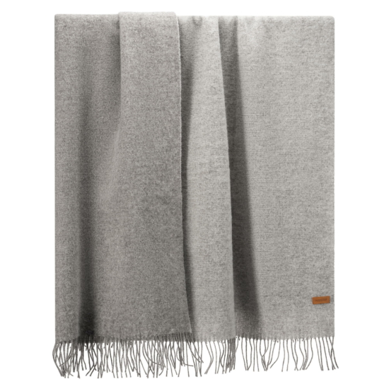 Ardesto Blanket Leonardo Doubleface, 140x200cm, 100% wool, taupe-white