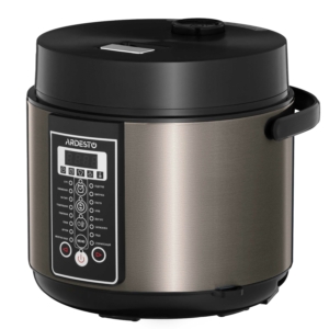ARDESTO Multicooker, 860W, bowl-5L, electronic control, recipes book, inox+ plastic, bronz
