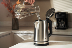 Ardesto Electric Kettle 2.2L, metal, silver