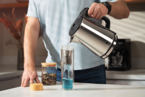 Ardesto Electric Kettle 2.2L, metal, silver