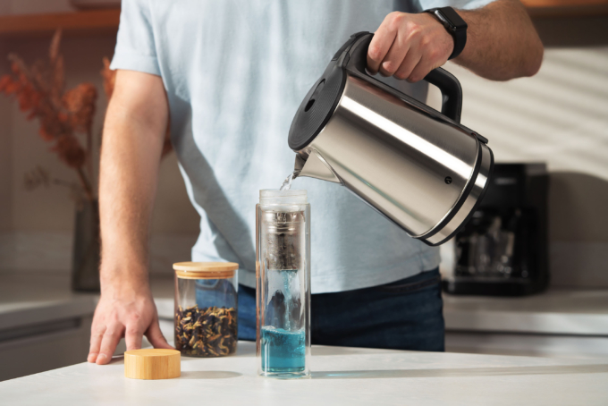 Ardesto Electric Kettle 2.2L, metal, silver