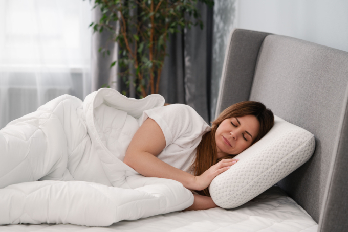 Ardesto Classic pillow Sleepwell, 60х40х12cm, aircell memory foam, white