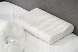 Ardesto Contour pillow Sleepwell, 60х40х11/9cm, aircell memory foam, white