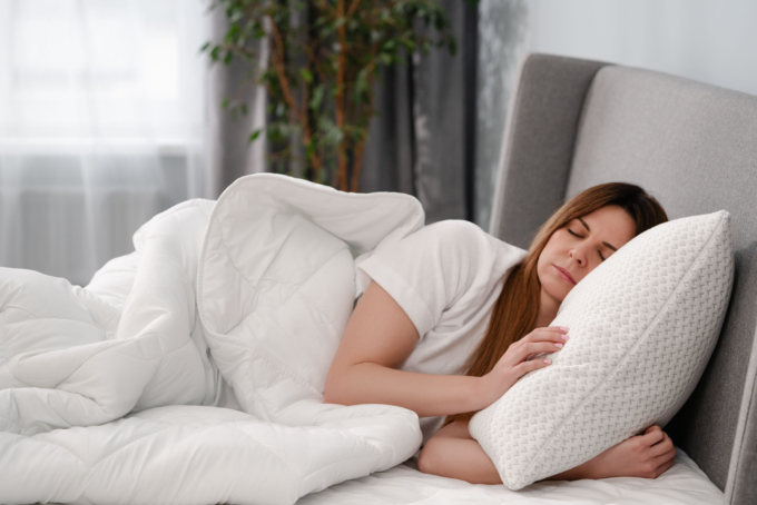 Подушка ортопедическая Ardesto Sleepwell, 50х70см, прямоугольная, пена мемори, белый