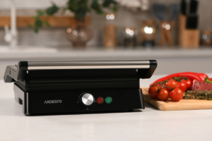 Ardesto grill clamping, 1800W, 180° opening, metal, black-silver