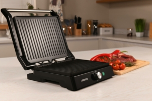 Ardesto grill clamping, 1800W, 180° opening, metal, black-silver