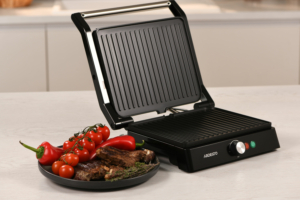 Ardesto grill clamping, 1800W, 180° opening, metal, black-silver