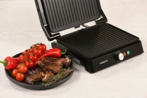 Ardesto grill clamping, 1800W, 180° opening, metal, black-silver