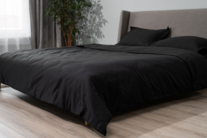 Пододеяльник Ardesto Mix&Match Premium, 160х220см, 100% хлопок, сатин,  черный