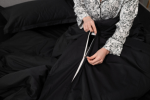 Пододеяльник Ardesto Mix&Match Premium, 160х220см, 100% хлопок, сатин,  черный