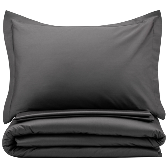 Пододеяльник Ardesto Mix&Match Premium, 160х220см, 100% хлопок, сатин,  серый