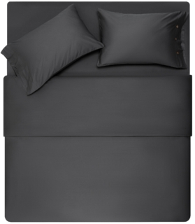 Простынь на резинке Ardesto Mix&Match Premium, 160х200+30см, 100% хлопок, сатин, серый