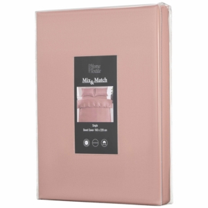 Підковдра Ardesto Mix&Match Premium, 160х220см, 100% бавовна, сатин, рожевий світлий