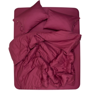 Duvet cover ARDESTO Mix&Match, 160x220cm, 100% cotton, sateen, burgundy