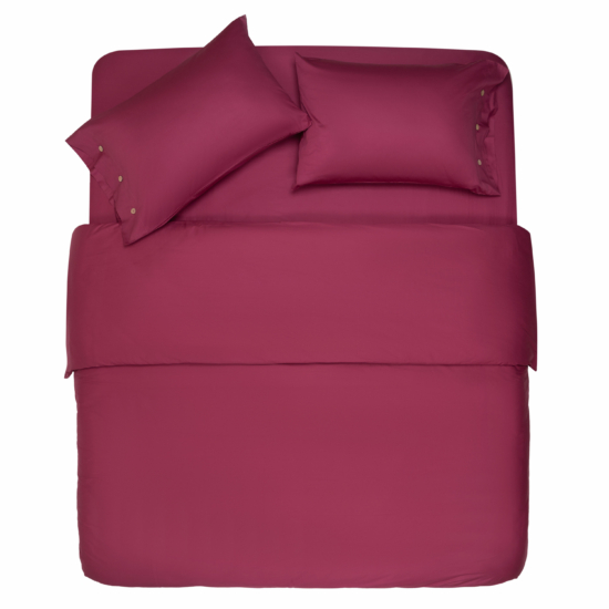Простирадло Ardesto Mix&Match, 240×260см, 100% бавовна, сатин, бордовий