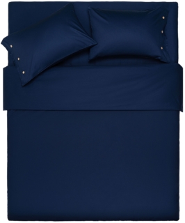 Простирадло Ardesto Mix&Match, 240×260см, 100% бавовна, сатин, синій